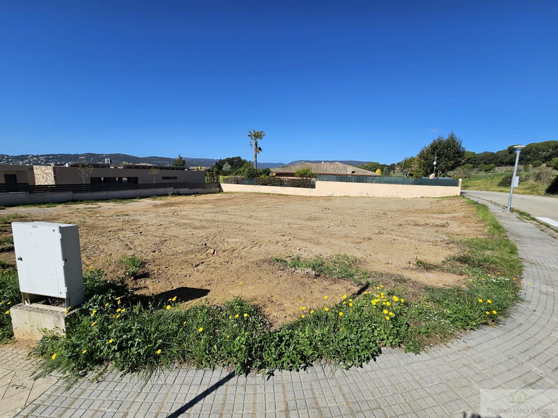 For sale of land in Platja d´Aro