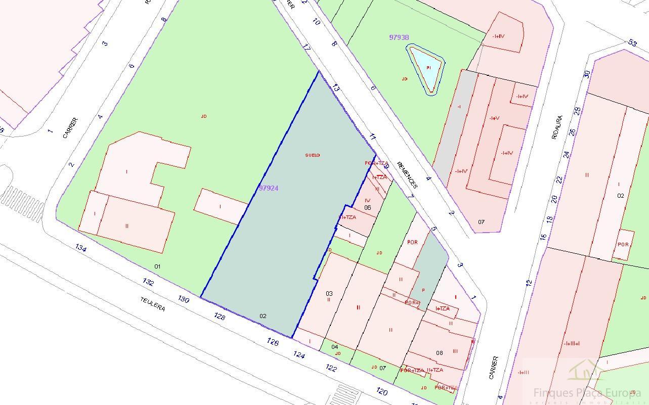 For sale of land in Santa Cristina D´aro