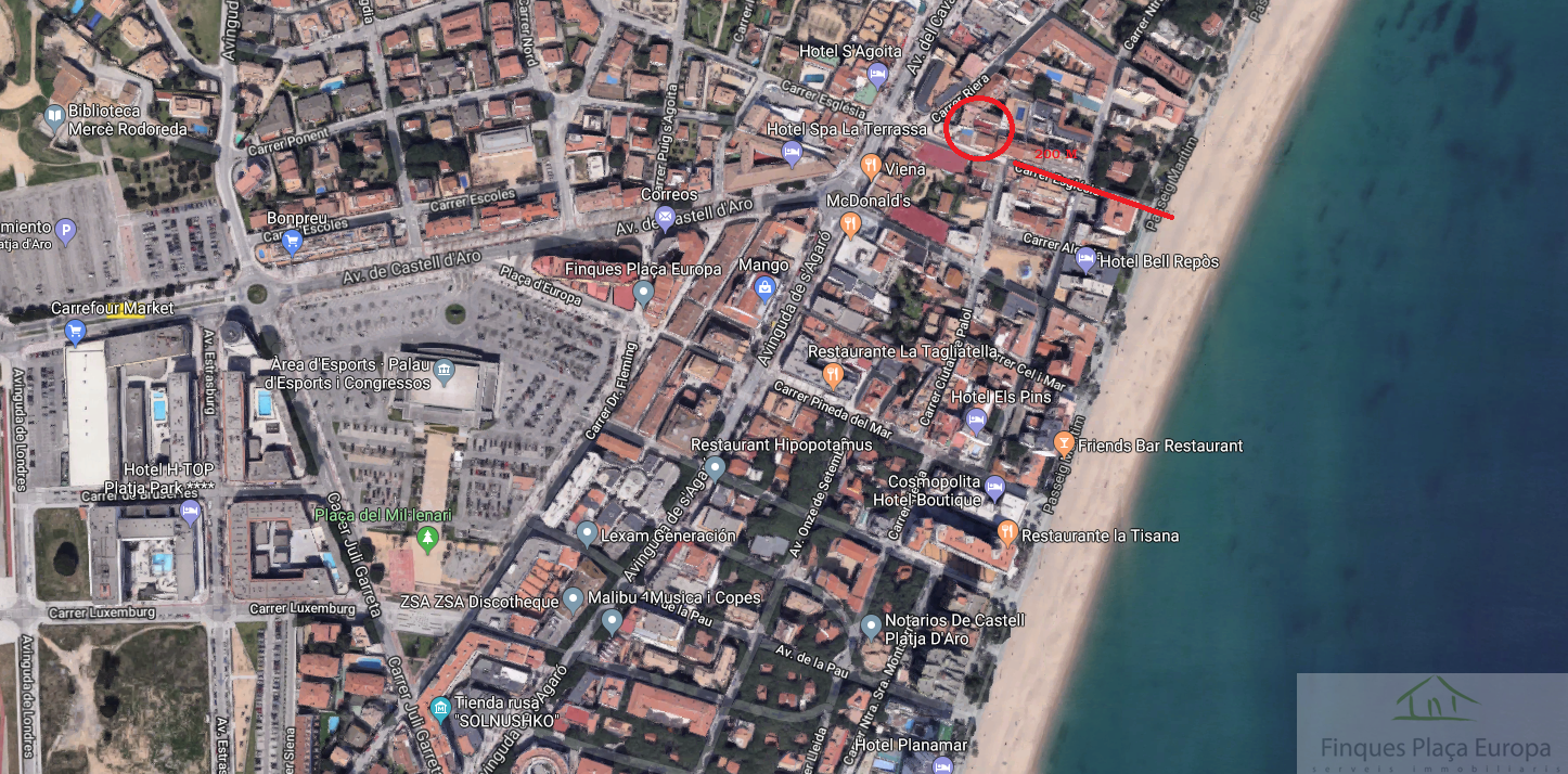 For rent of commercial in Platja d´Aro