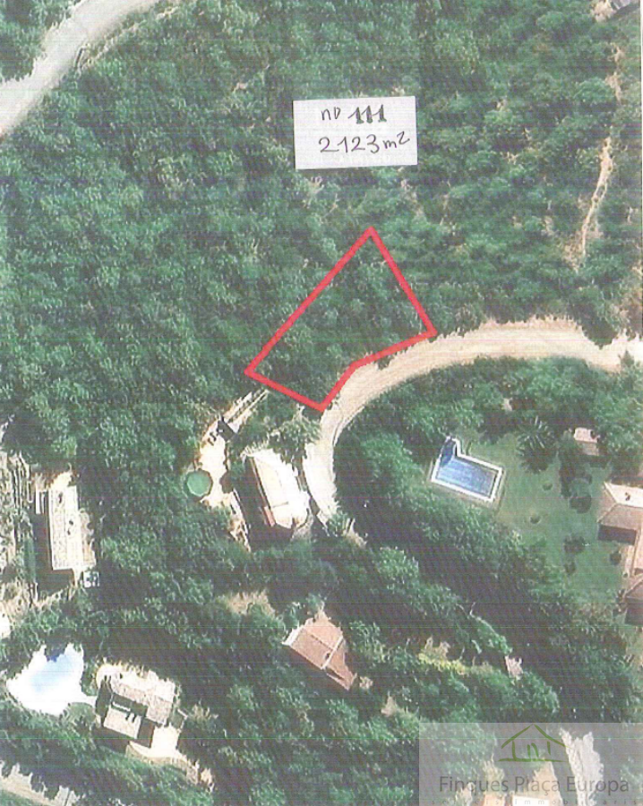 For sale of land in Santa Cristina d Aro