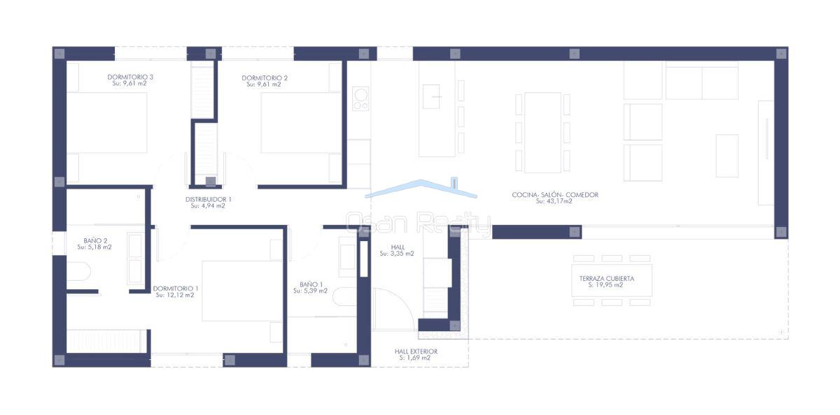 Zu verkaufen von chalet in
 Els Poblets