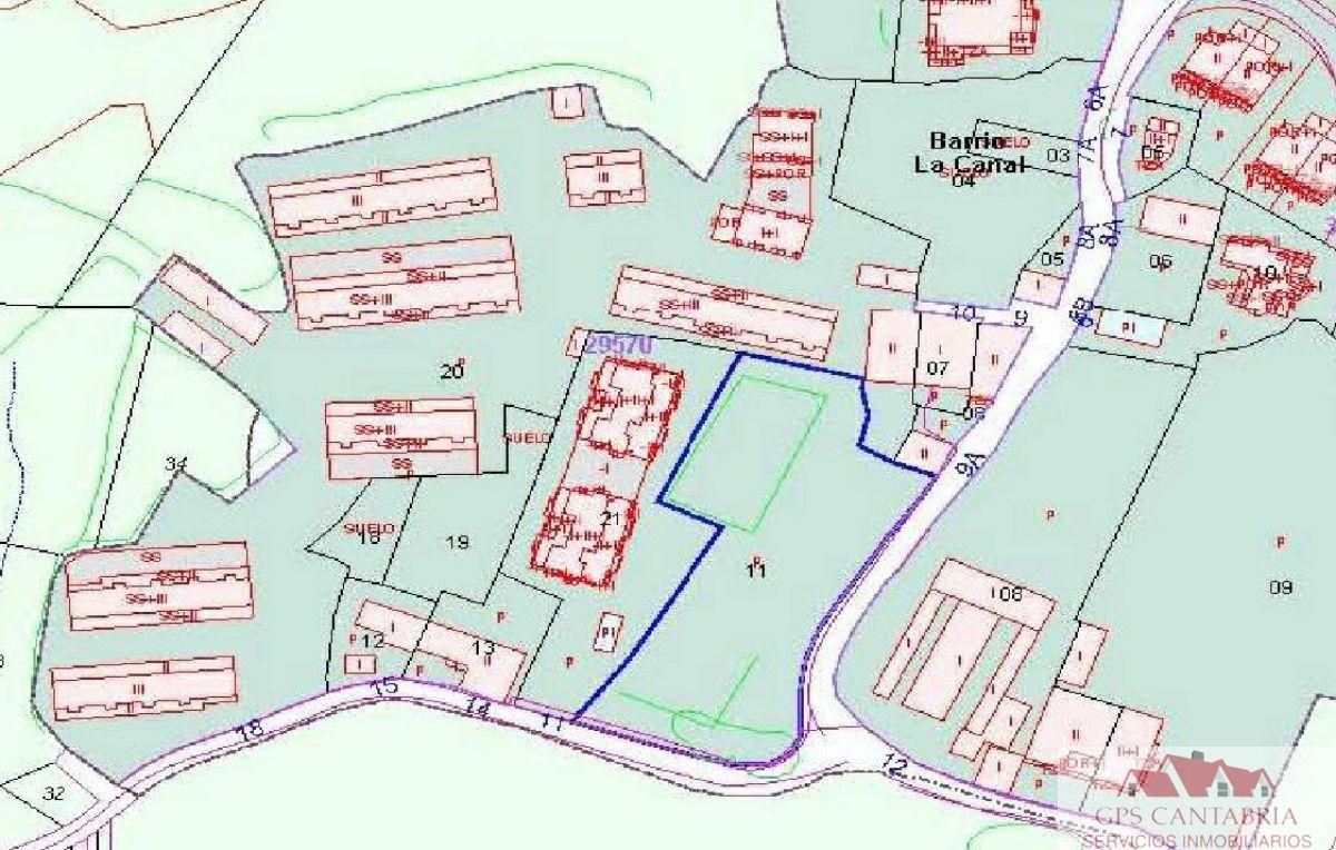 For sale of land in Piélagos