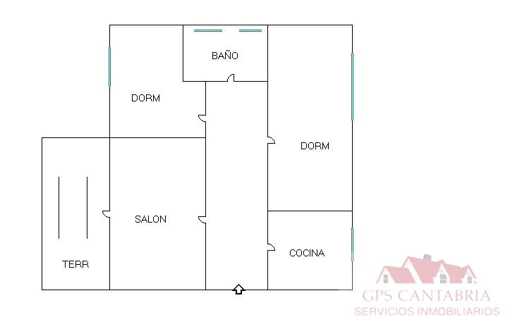Venta de planta baja en Reinosa