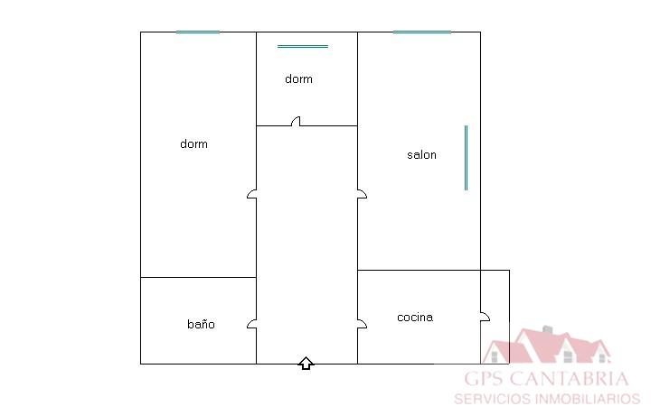 For sale of penthouse in Reinosa