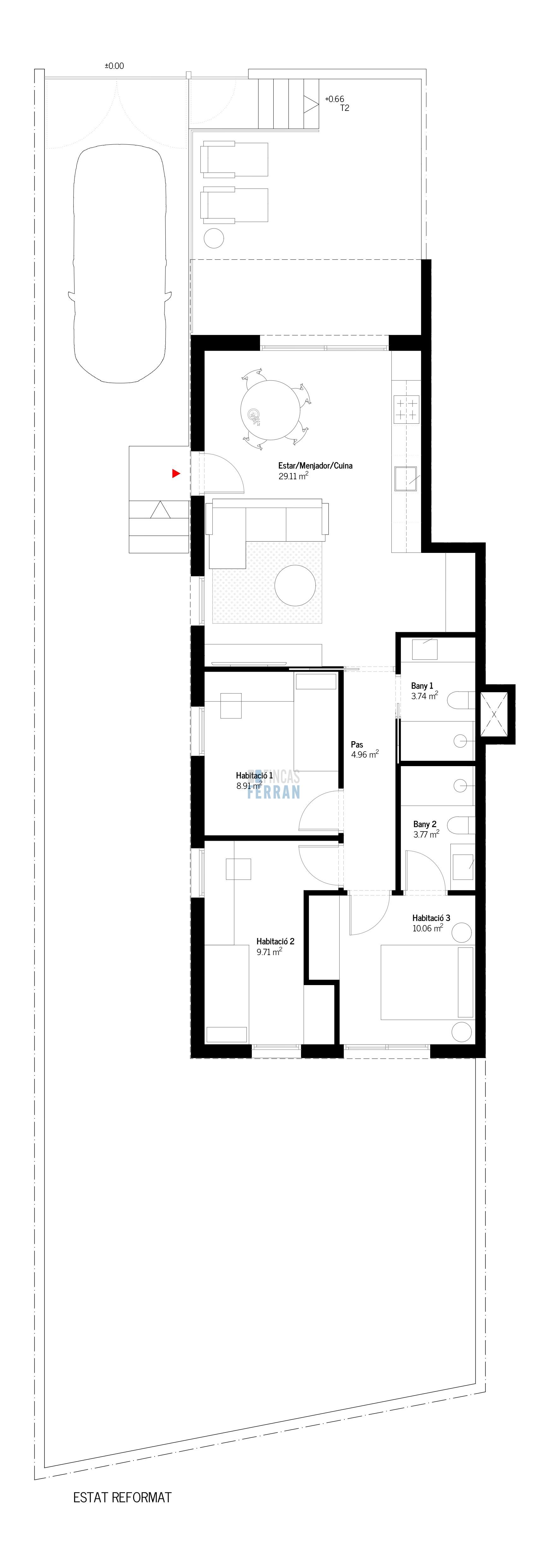 For sale of ground floor in Coma - Ruga