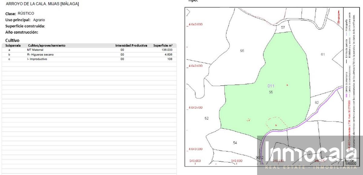Venta de terreno en La Cala de Mijas