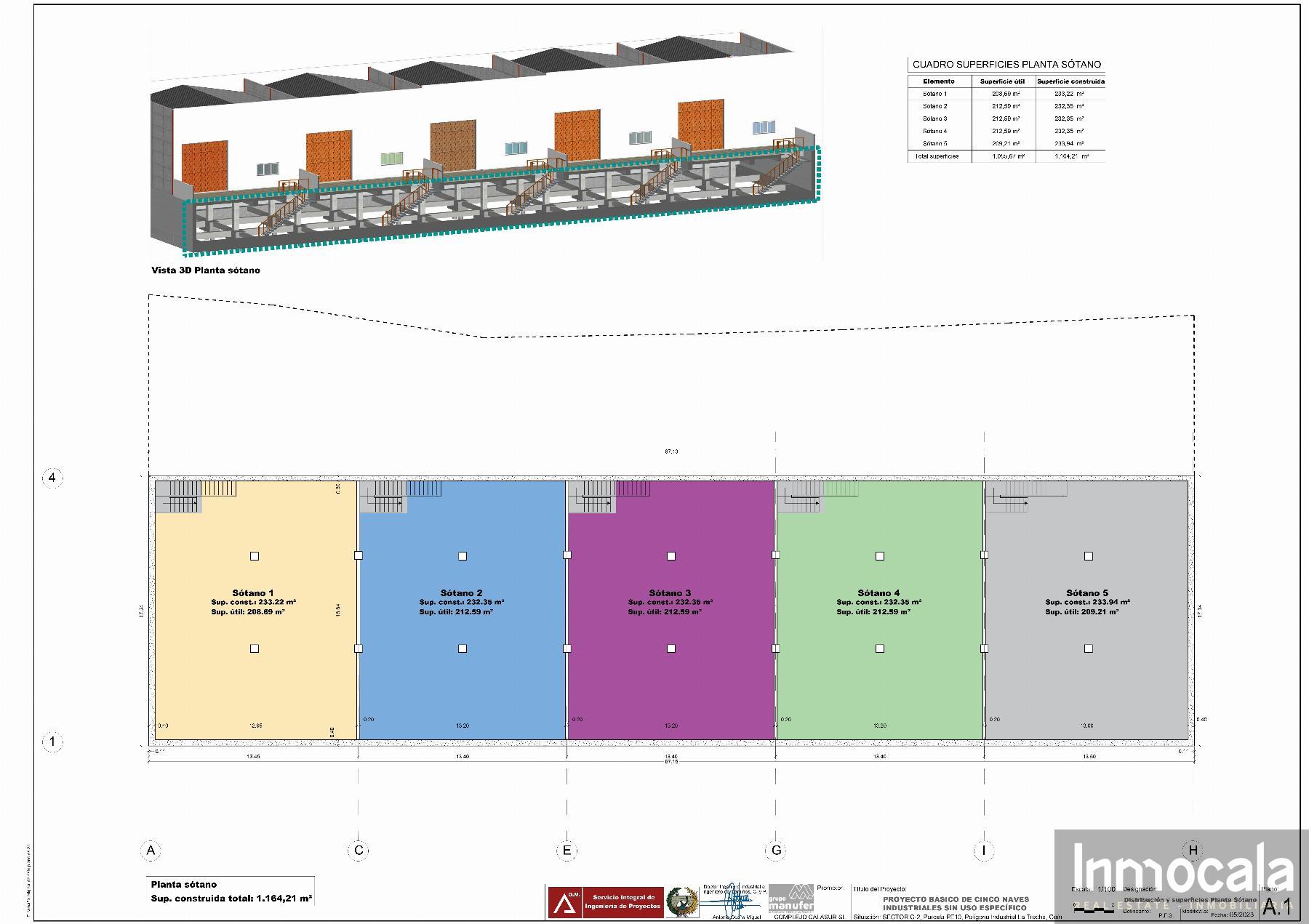 For sale of industrial plant/warehouse in Coín