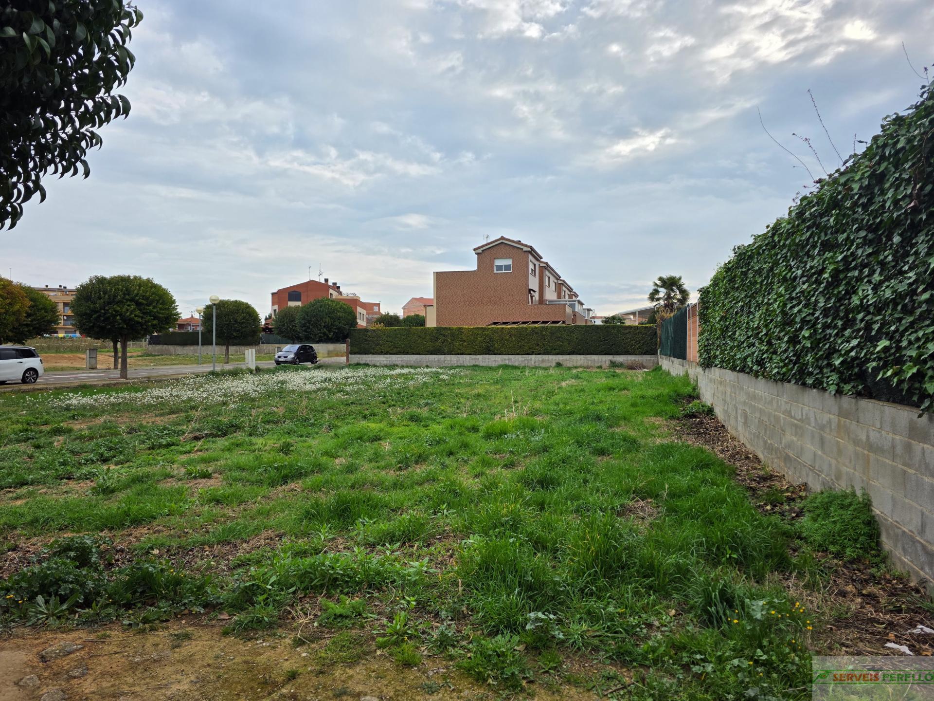 For sale of land in Vilanova de Segrià