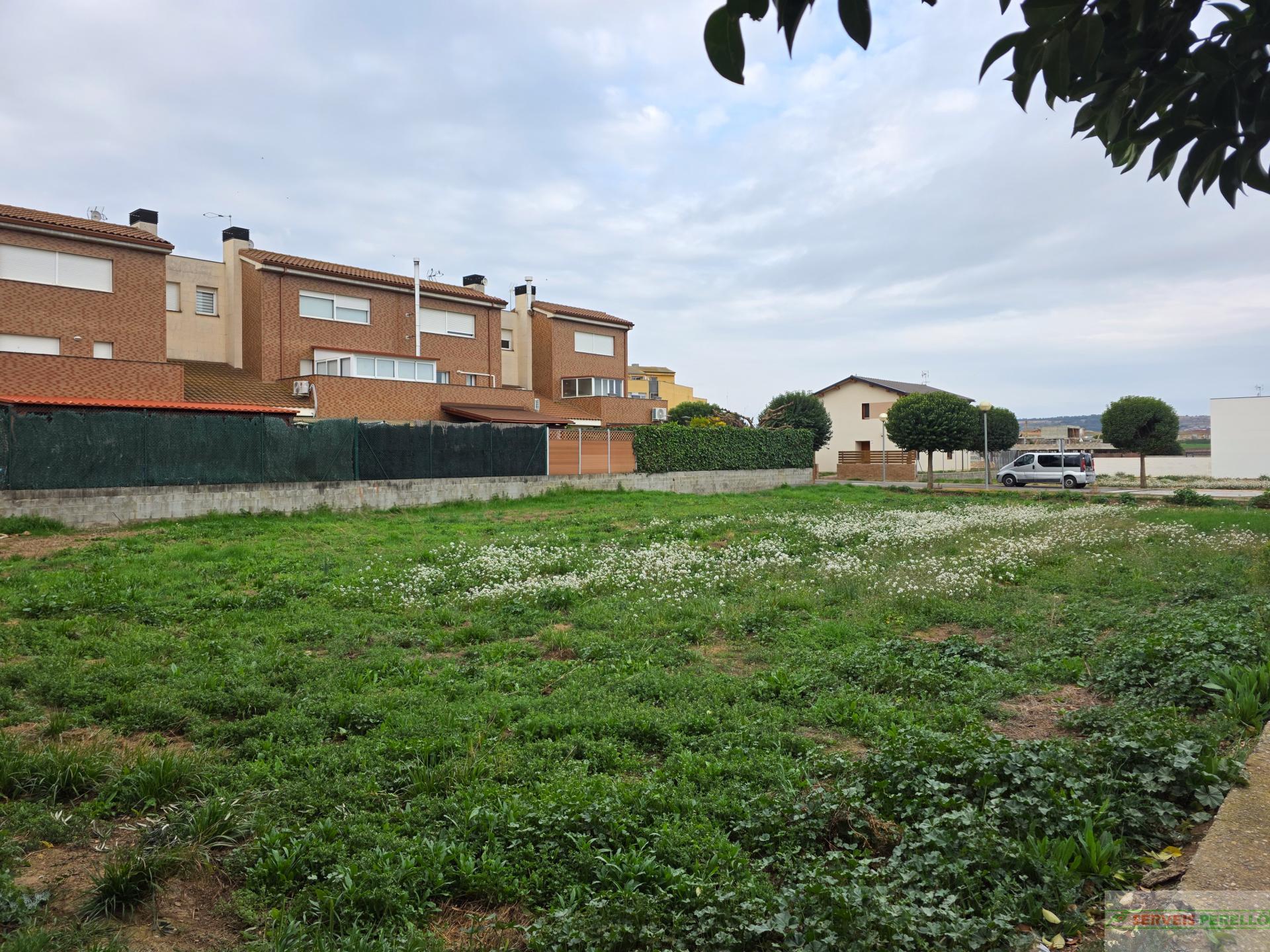 For sale of land in Vilanova de Segrià