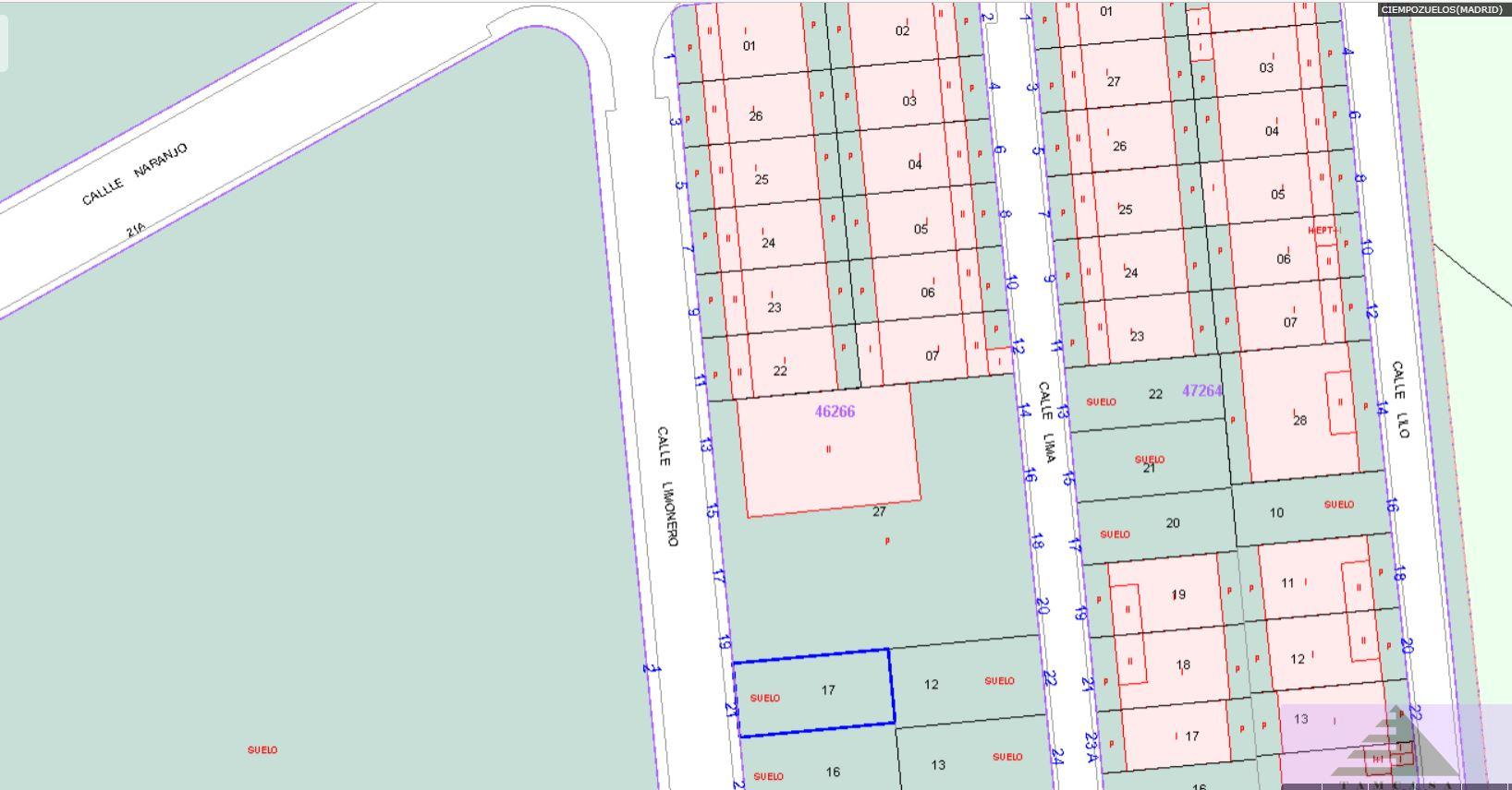 Venta de terreno en Ciempozuelos