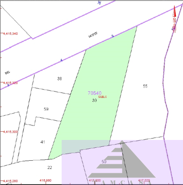 For sale of land in Toledo