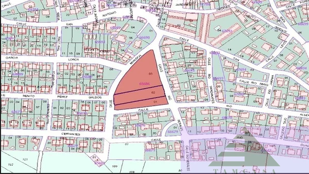 For sale of land in Villanueva de Perales