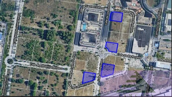 For sale of land in Madrid