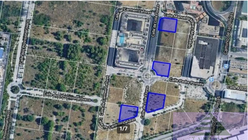 For sale of land in Madrid