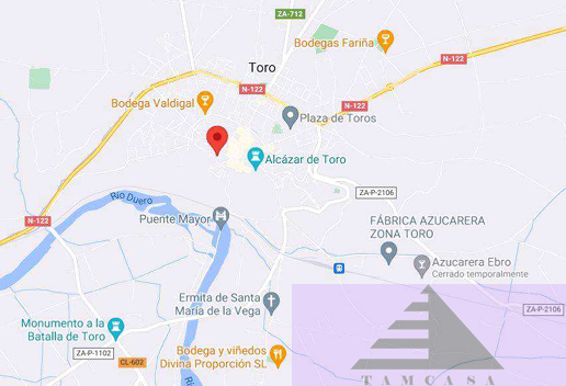 For sale of land in Toro