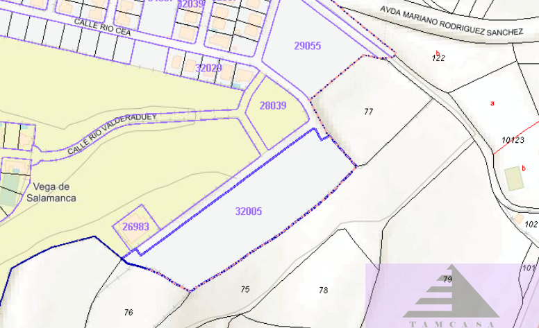 For sale of land in Villamayor