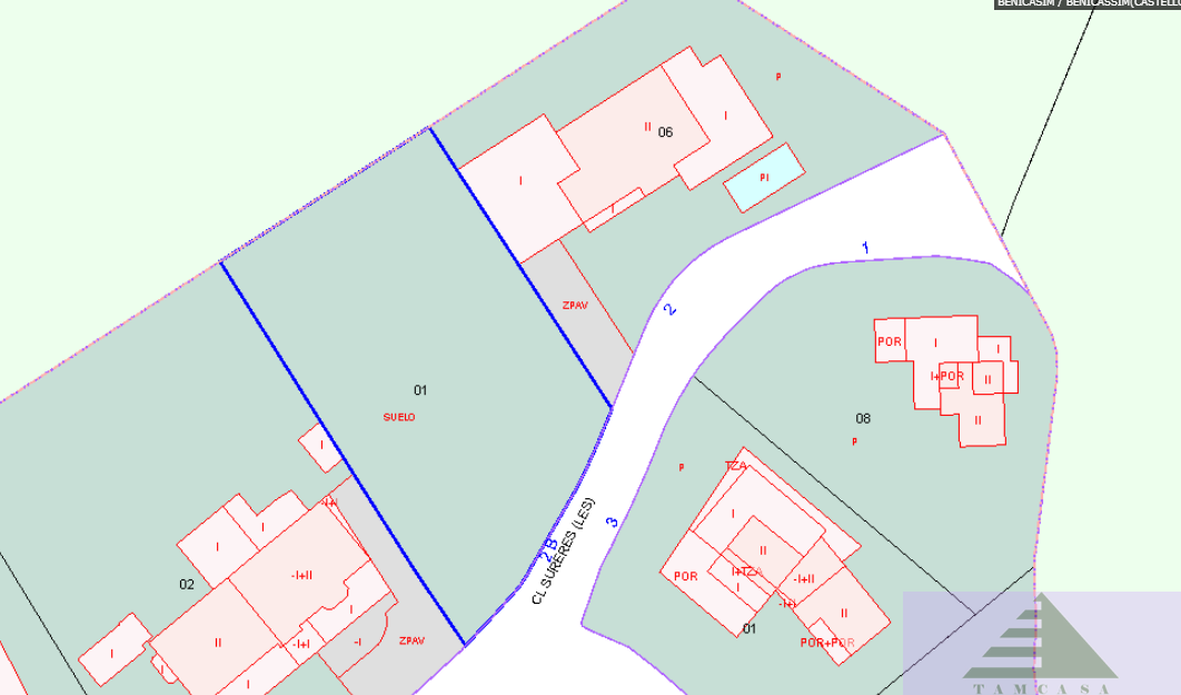 For sale of land in Benicasim