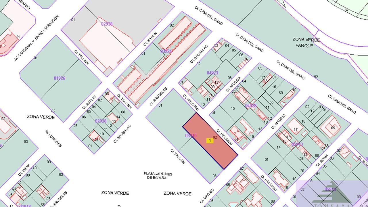 For sale of land in Burriana