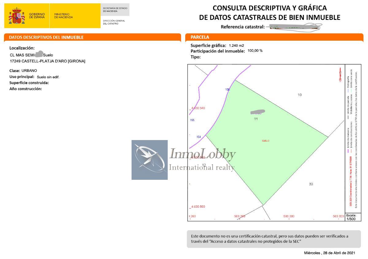 Продажа от

 Земельные участки на Platja d´Aro