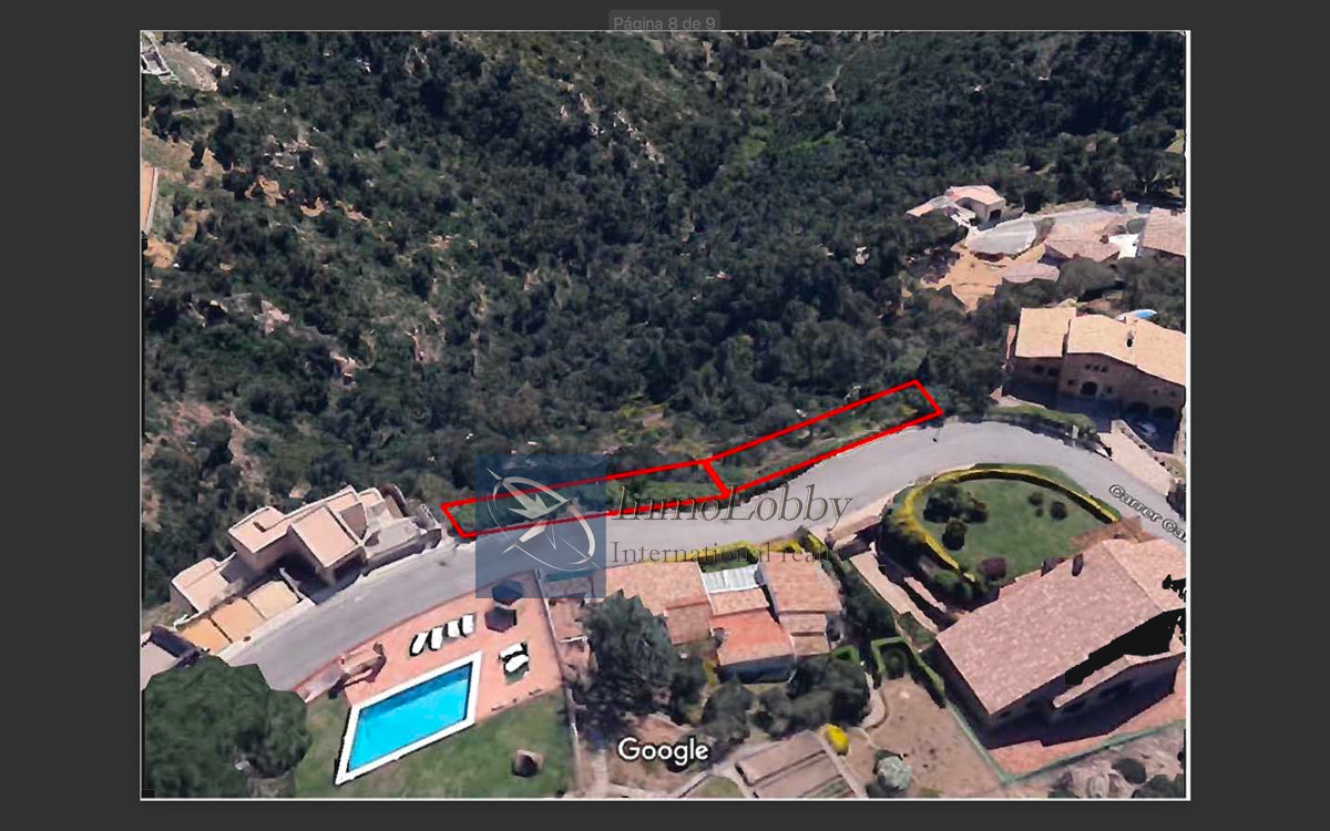 For sale of land in Platja d´Aro