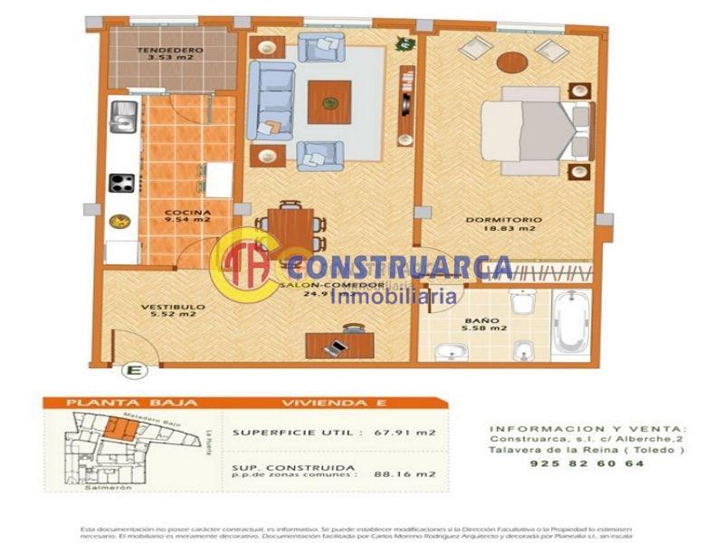 For sale of flat in Talavera de la Reina