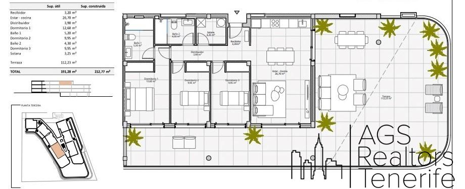 Venta de apartamento en Costa Adeje