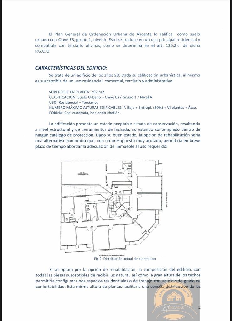 For sale of building in Alicante