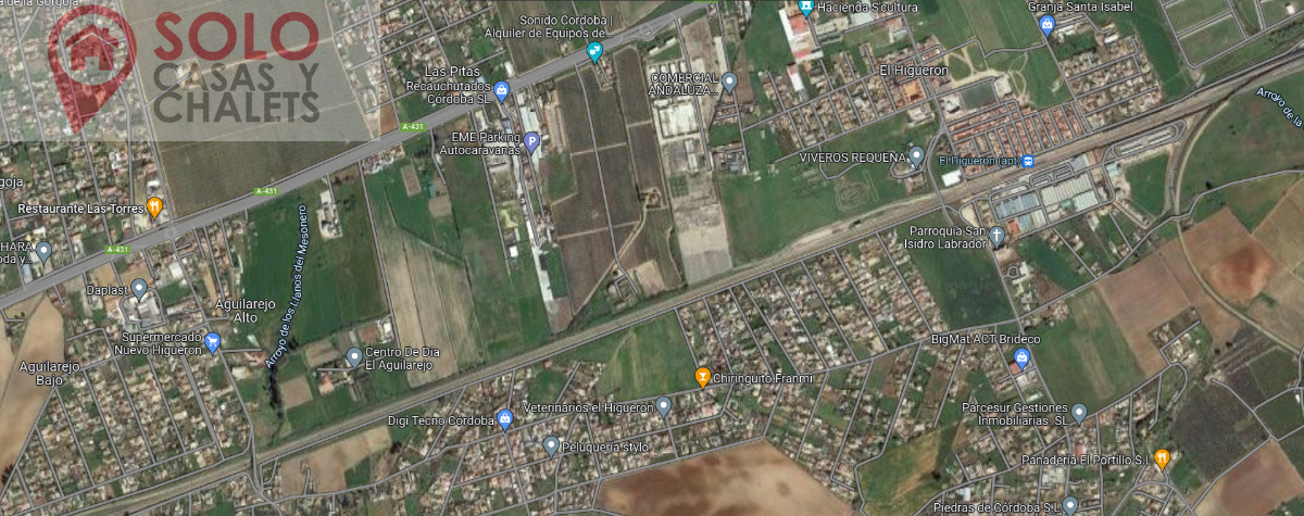 For sale of land in Córdoba