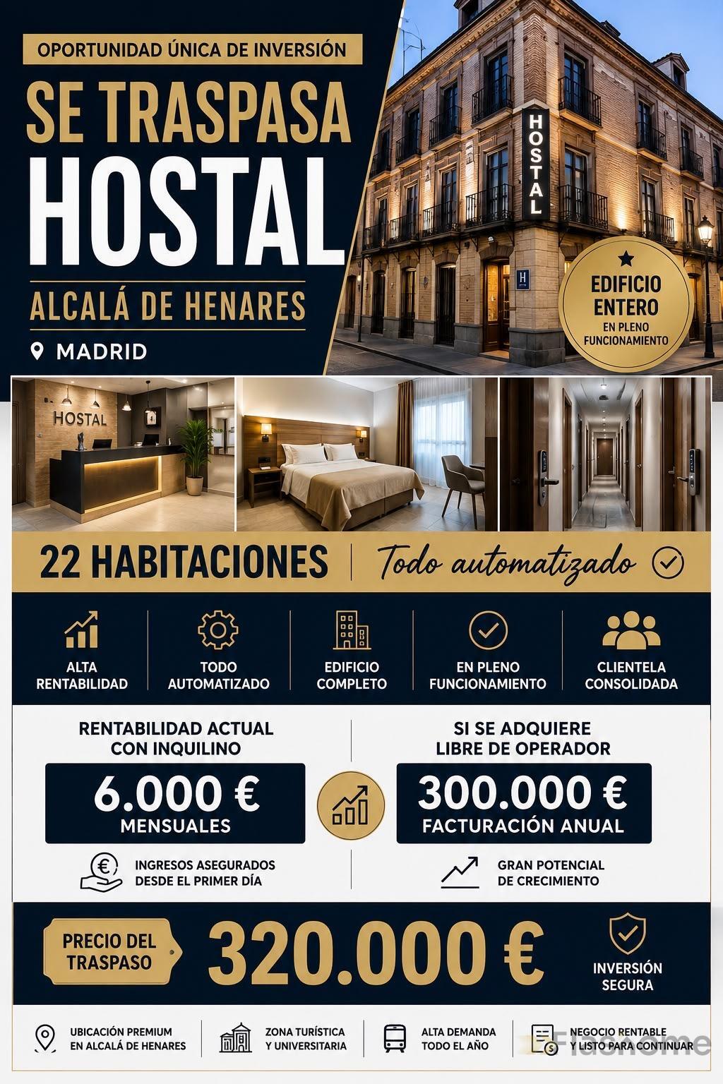 Alquiler de edificio en Alcalá de Henares