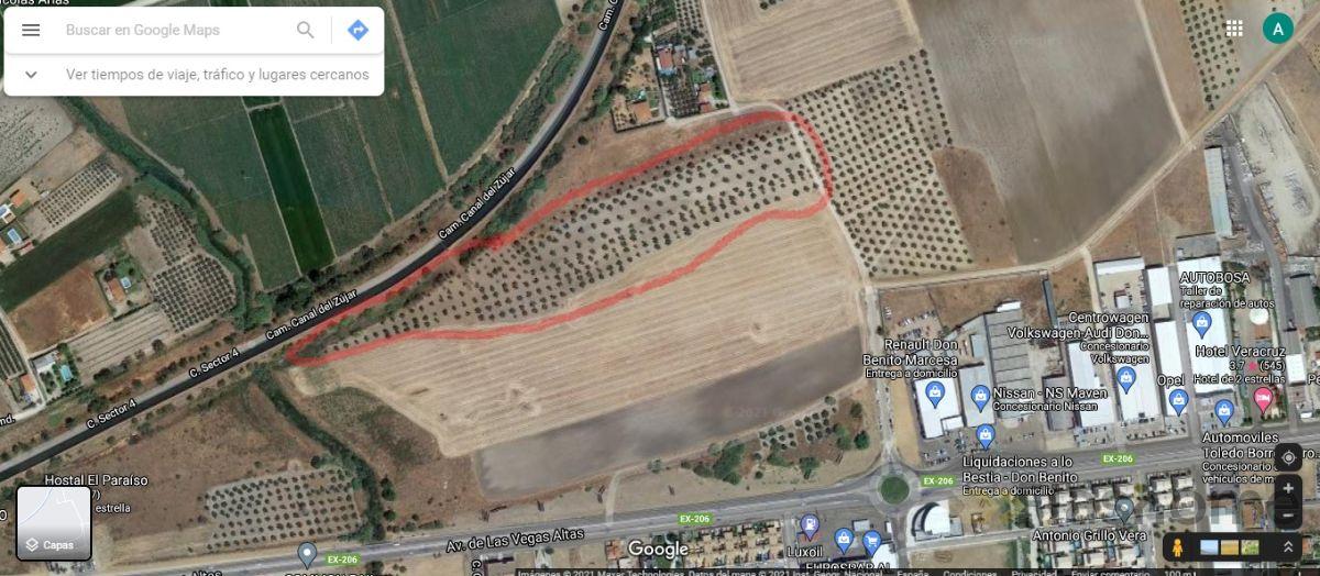 For sale of land in Don Benito