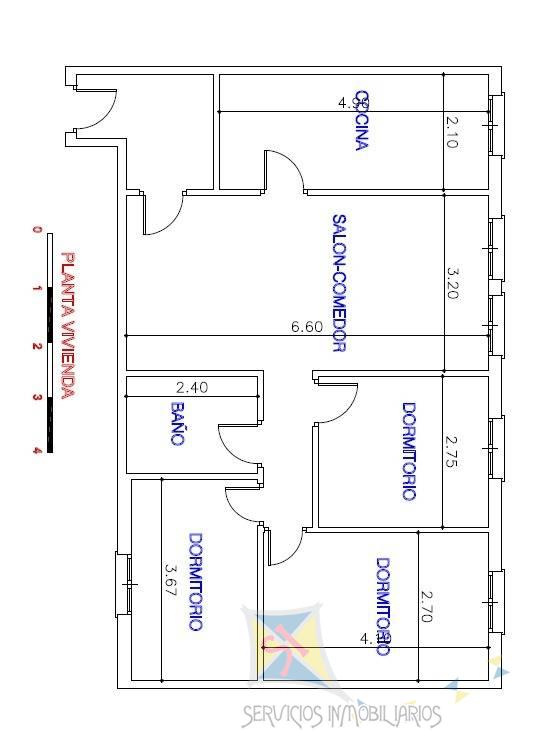 For sale of flat in Aguadulce