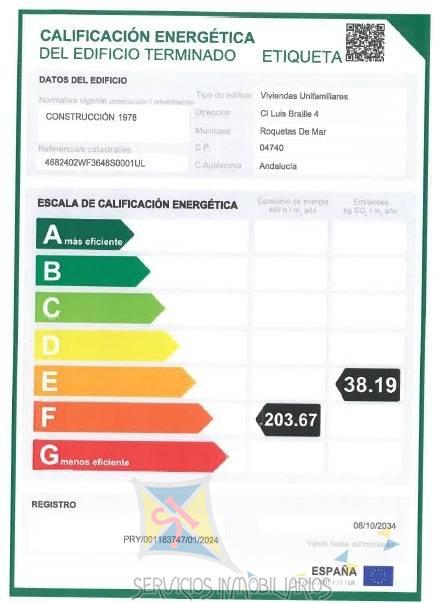 Venta de casa en Roquetas de Mar