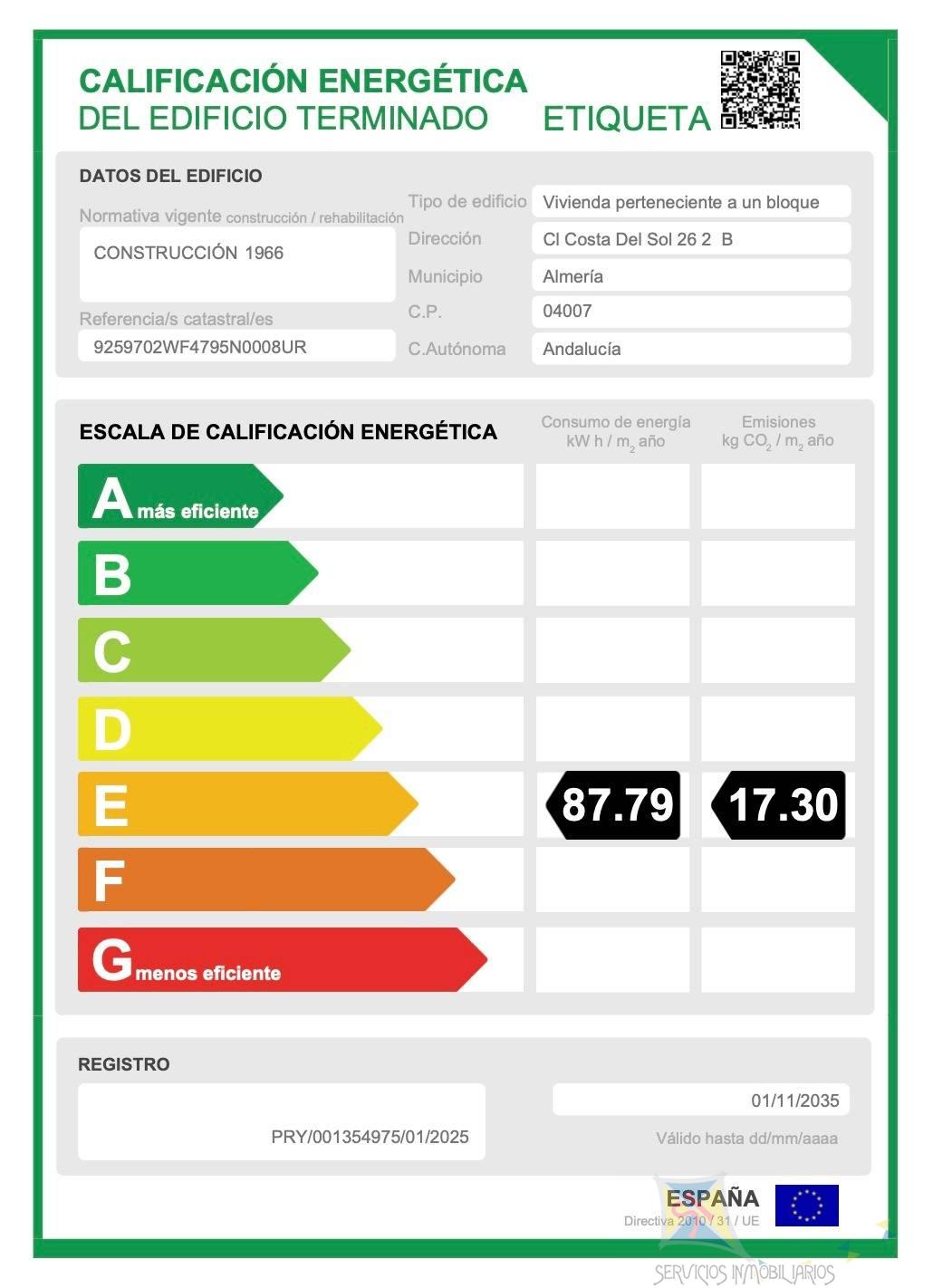 Alquiler de piso en Almería