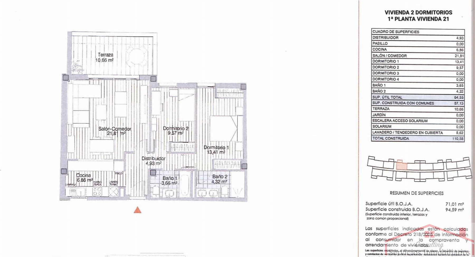 For sale of flat in Málaga