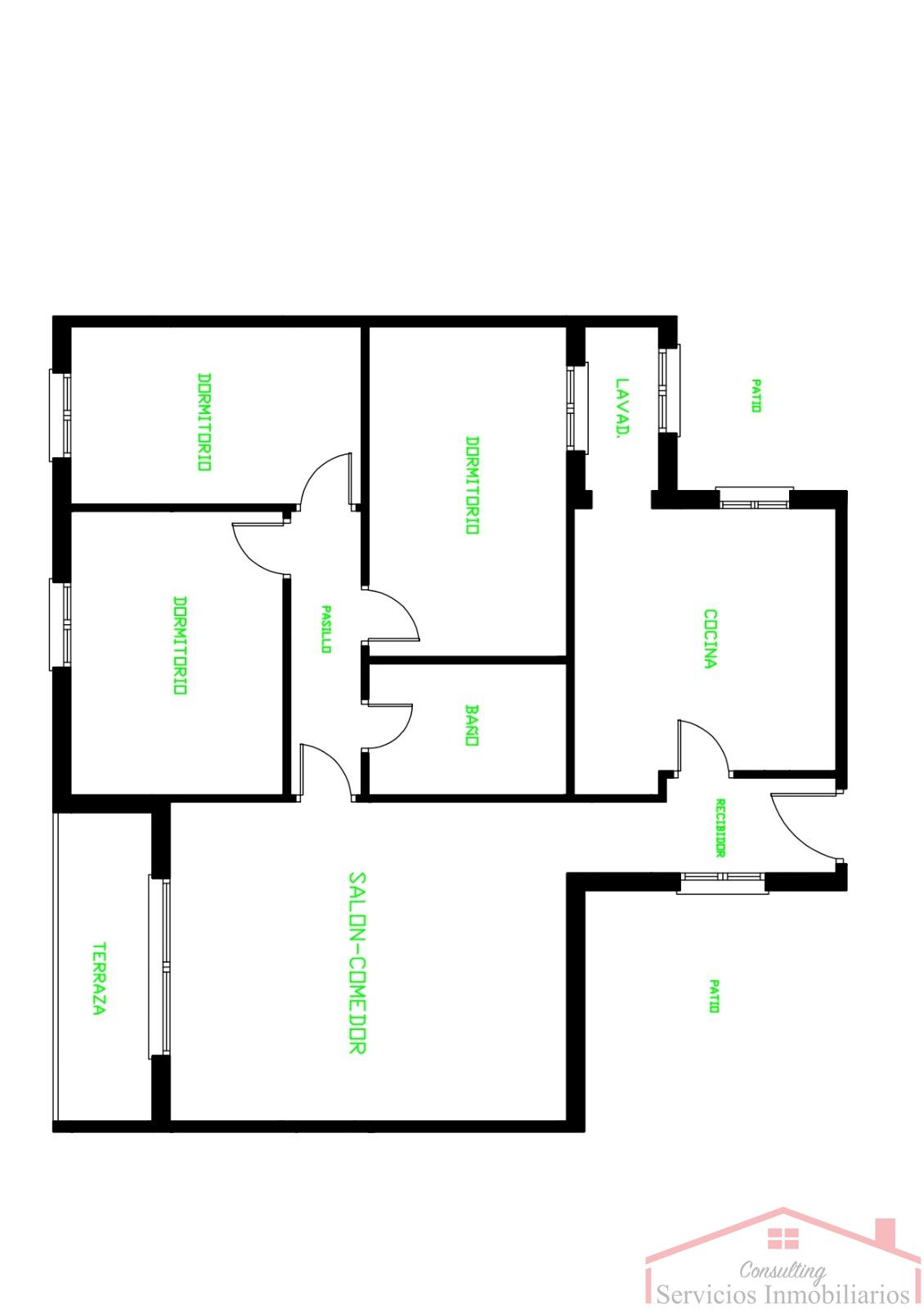 For sale of flat in La Cala del Moral