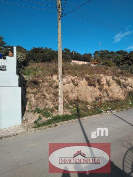 For sale of land in Tordera