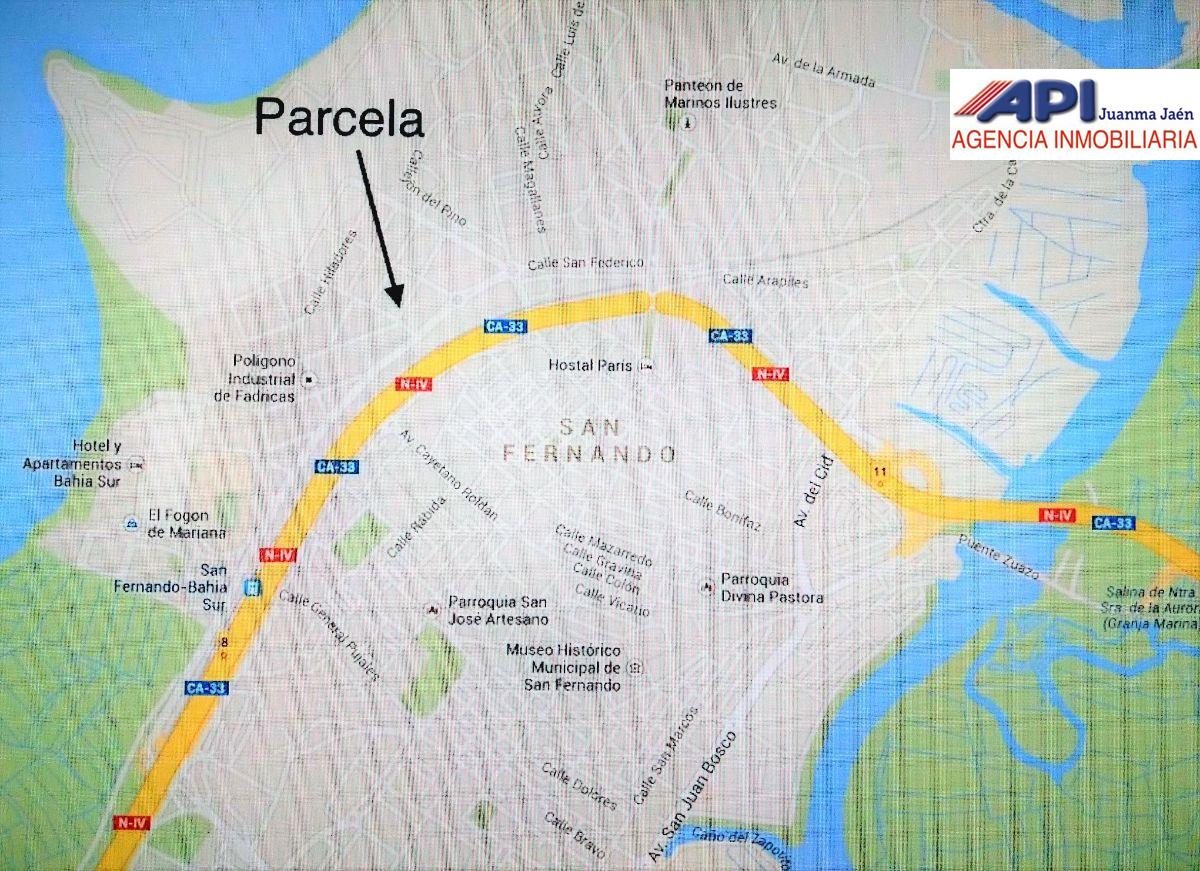 For sale of land in San Fernando
