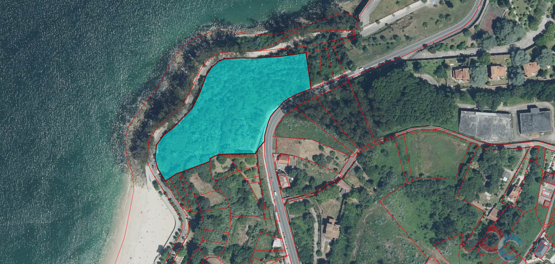 For sale of land in Marín