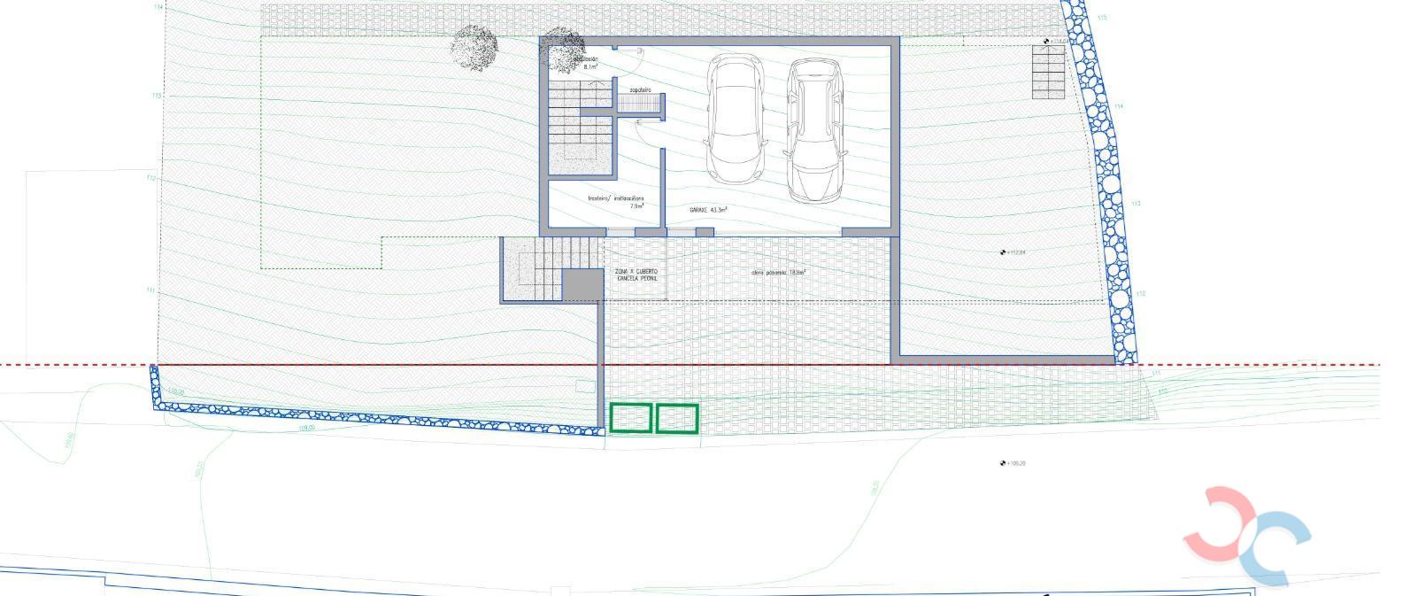 For sale of land in Marín