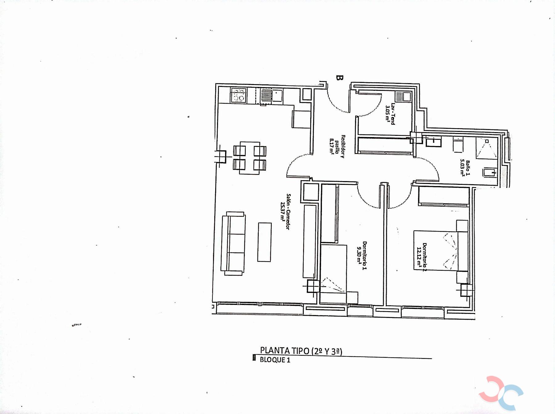 For sale of flat in Marín
