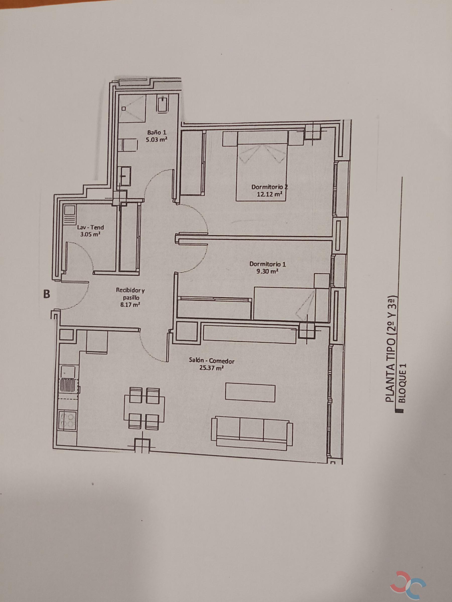 For sale of flat in Marín