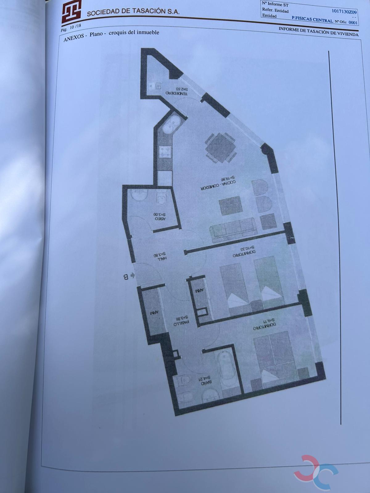 For sale of flat in Poio