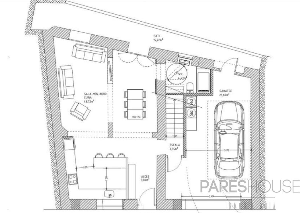 For sale of house in Sant Climent Sescebes