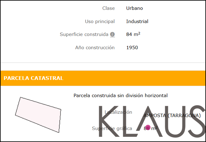 Alquiler de garaje en Amposta