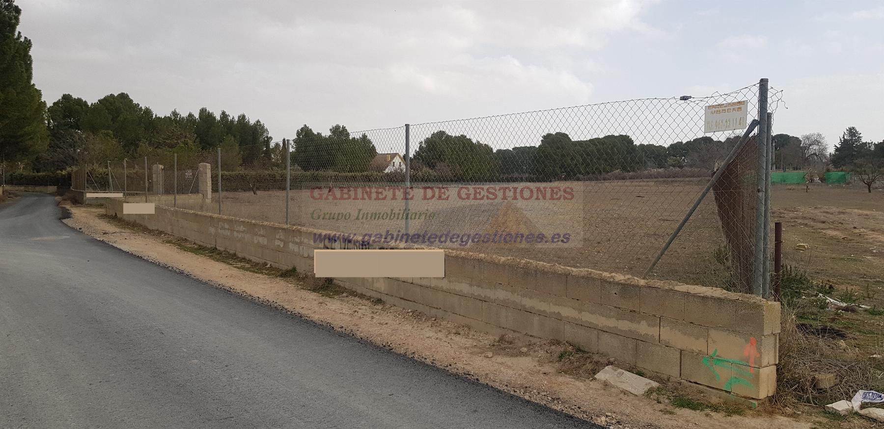 For sale of land in Albacete