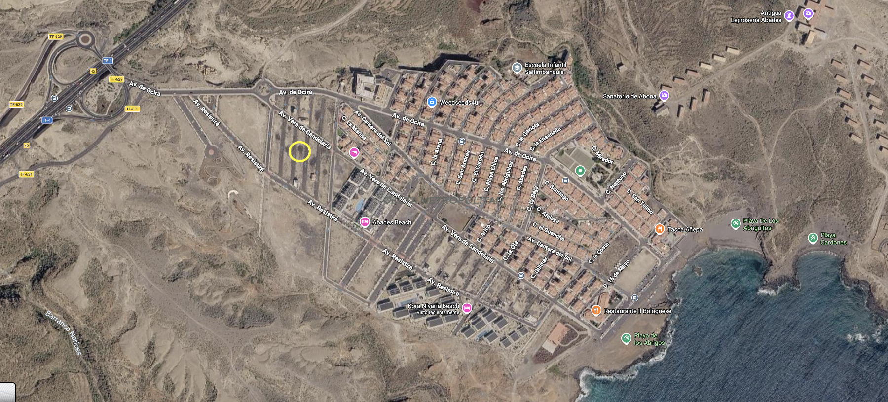 Venta de terreno en Arico