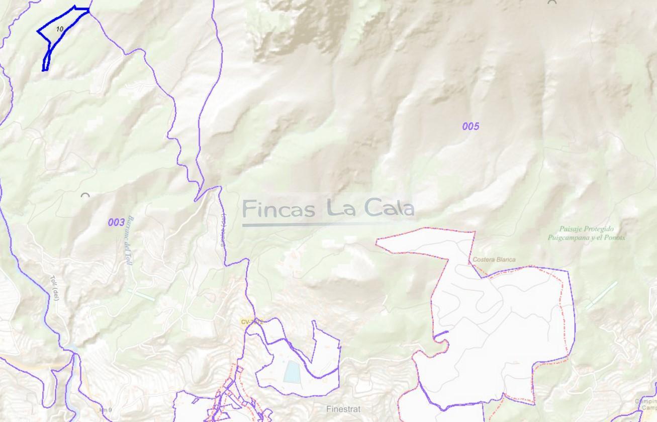 For sale of land in Finestrat