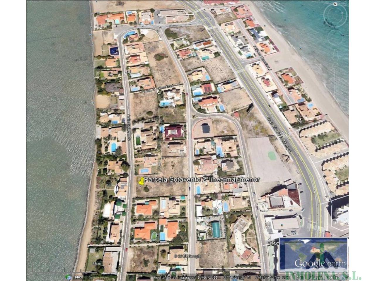 For sale of land in La Manga del Mar Menor