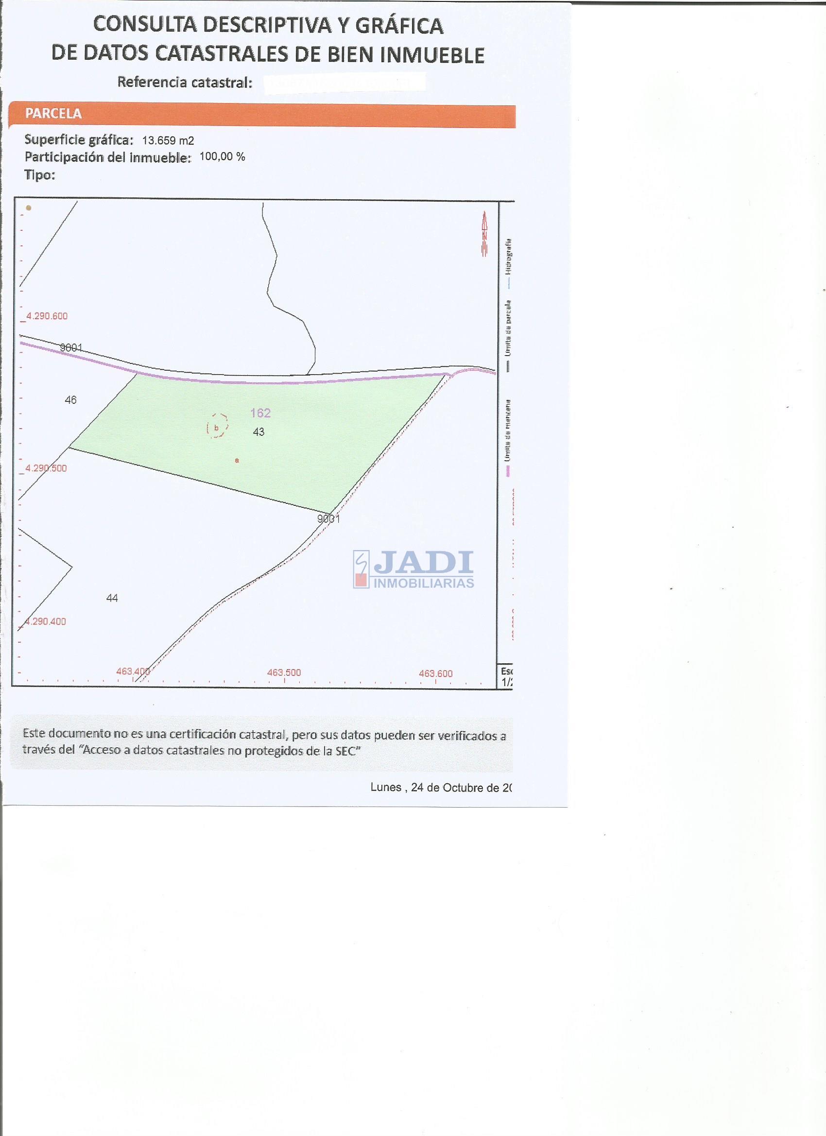 For sale of land in Valdepeñas