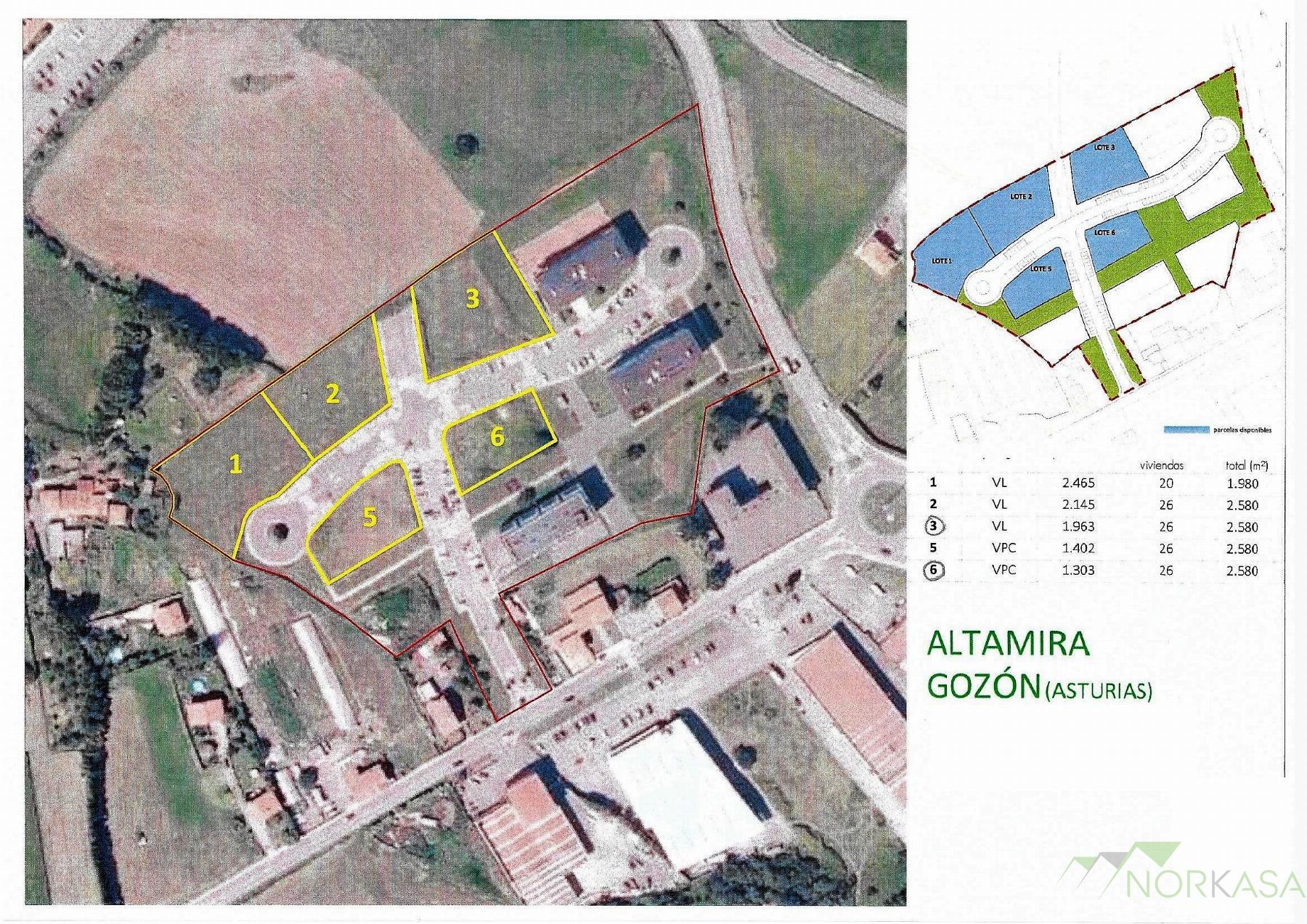 Venta de terreno en Gozón